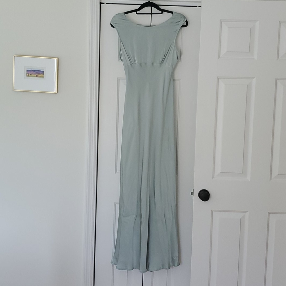 Long satin dress - Salma dress by Ghost London